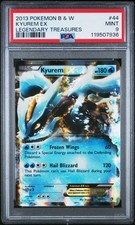 2013 POKEMON B&W LEGEND TREASURES #44 KYUREM EX PSA 9