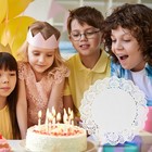 2 Sets of 200 Sheets Paper Lace Doilies Decorative Round Paper Placemat Coaster