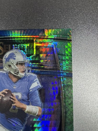 2021 Panini Select Jared Goff Green Prizm Concourse #13 /89 Detroit Lions - Bild 3 von 7