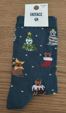 BNWT FAT FACE Ladies Cat Tree Socks One Size UK 4-7