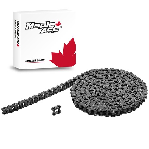 08B Roller Chain 10 Feet plus Connecting Master Link - Picture 5 of 5