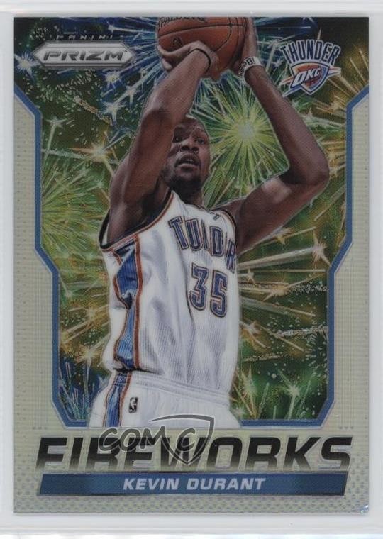 2014-15 Panini Prizm Fireworks Prizm Kevin Durant #8 0yp5