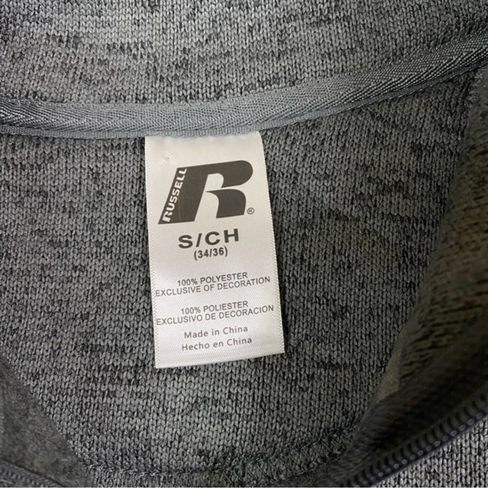 Sudadera para hombre West Virginia University pequeña 1/4 cremallera pulóver bordado Foto 4 de 4