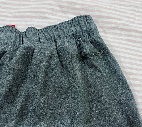 Champion Shorts Medium Adult Gray Black Athletic Pockets Stretch Logo Gym Mens M - Picture 5 of 6