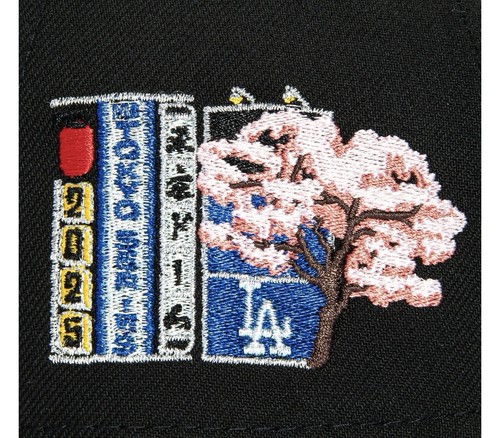 RARE New Era Los Angeles Dodgers Tokyo Series Cherry Blossom Hat Murakami Ohtani - Picture 3 of 5