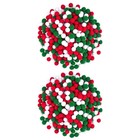  2000 Pcs Party Decorations Merry Christmas Crafts Fuzzy Pompoms Balls