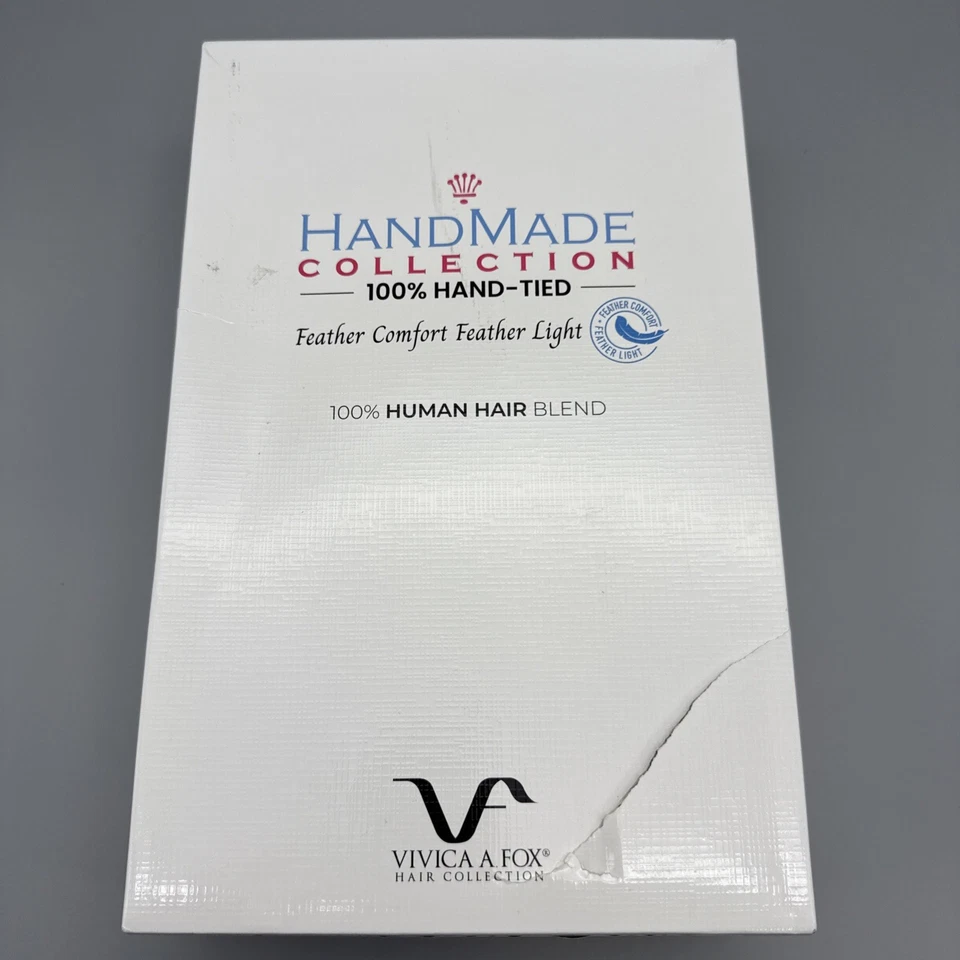 Vivica A. Peluca de pelo humano Fox atada a mano HMB - Kate FS1B/30 negro cobre Foto 4 de 4