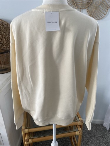 Women's Forever 21 Sweatshirt Crew Neck Cowgirl Western Boots Nashville Small S - Picture 7 of 7