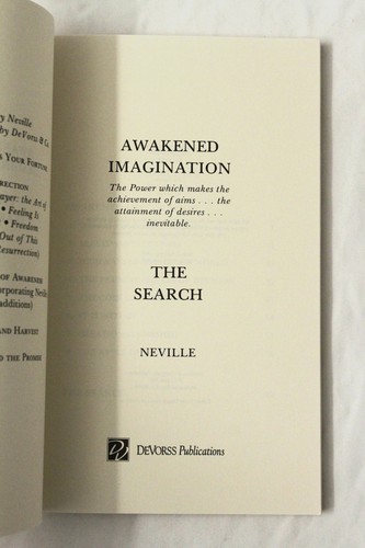 Awakened Imagination & The Search by Neville Goddard (1994, PB) - Bild 7 von 8