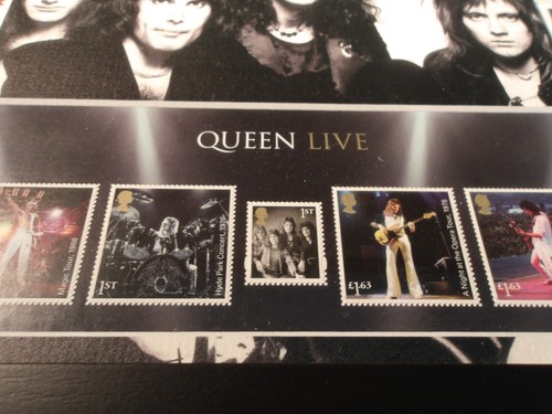 SELLOS DE CORREO REAL REINA LIVE 2020 Y HOJA EN MINIATURA = IMPRESIÓN DE ABANICO ENMARCADA - L2 - Imagen 4 de 9