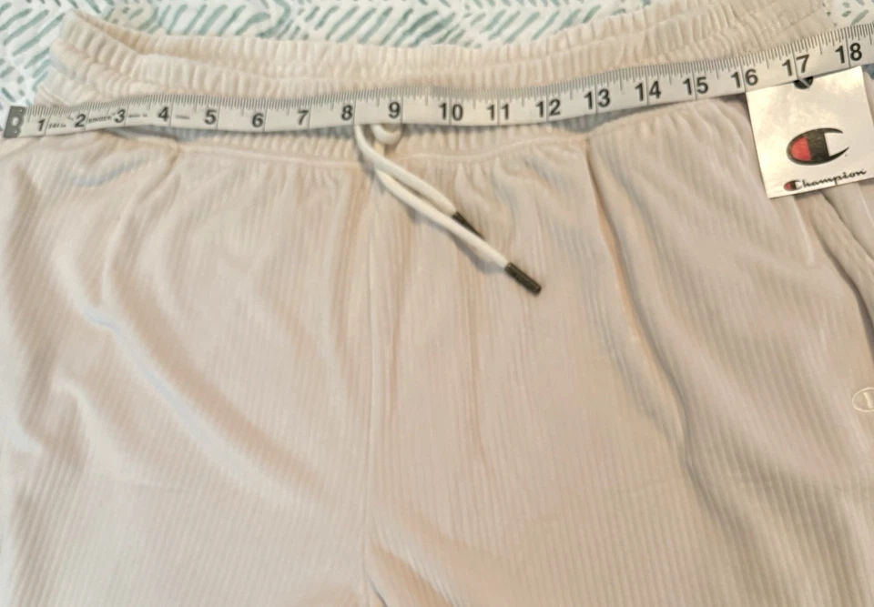 Champion Mujer Talla Grande-Marfil Suave Tacto Cordón Cordón-Cintura Pantalones-AA800 Foto 3 de 4