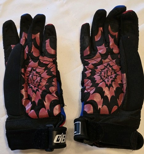 OBRIEN Hotskins Neoprene Gloves Red/Black/Blue Large Used - Bild 3 von 4