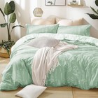 Love's cabin Sage Green Comforter Set Queen - (90x90), 01 -
