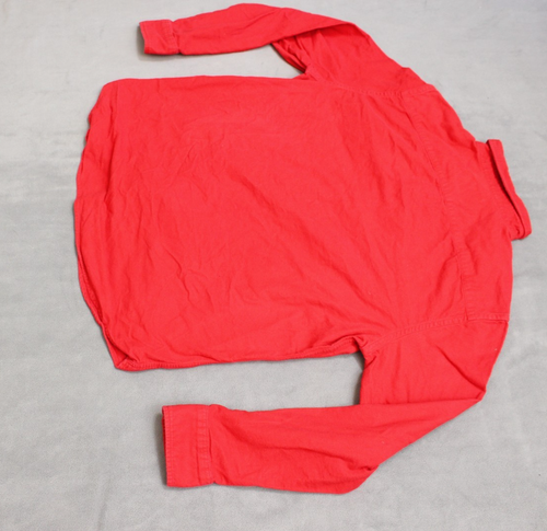 American Eagle mens sz XL red button up long sleeve shirt - Picture 10 of 18