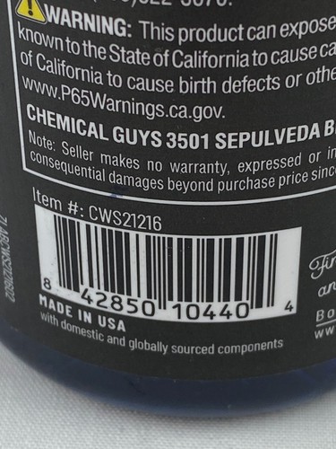 Chemical Guys Hydrosuds Ceramic Car Wash Soap Si02 High Foam 16 oz B08 - Picture 5 of 6
