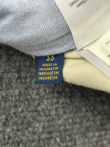 Polo Ralph Lauren Elasticizzata Vestibilità Classica 9” Pantaloncini Chino Tg 33 Uomo Navy (j) - Foto 7 di 8