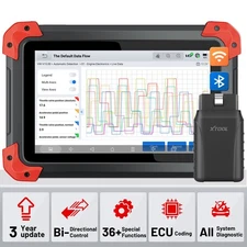 XTOOL D7BT Car Diagnostic Tool Full System Bidirectional Scanner ECU Coding 36+