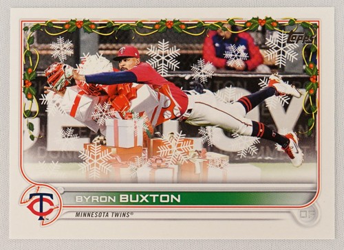 2022 Topps Holiday - Byron Buxton - #HW67 - Presents - SP - Twins