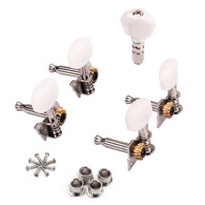 5PCS Banjo Guitar Machine Head Tuning Peg Key Tuner Non-Slip Peg with Bushings