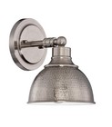 Craftmade 35901 Nickel Timarron 1-Light Indoor Wall Sconce - 7 Inches Wide