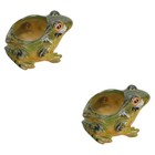 2 Pieces Blumenübertopf Froschübertöpfe Blumentöpfe Für Den Garten Süßes