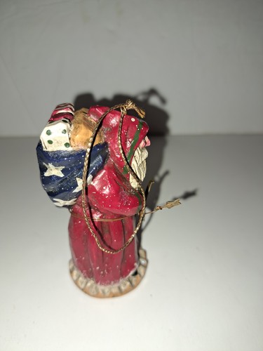 Pam Schifferl Enchanted Evening Santa with Moon and Stars Ornament 3-1/2” - Picture 7 of 11
