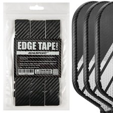Pickleball Paddle Protection Tape - 3K PU Interwoven Texture - Paddle Head Ed...