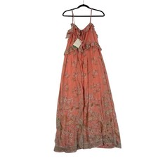 Spell And The Gypsy Hendrix Strappy Maxi Dress Womens Large Dusty Pink New