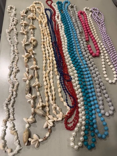 VINTAGE NECKLACES JEWELRY COSTUME FASHION LOT OF NECKLACES