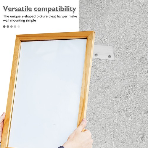  2Set Appendiabiti Francese ad Incastro - Testiera Alluminio 2 Pollici Montaggio a Parete - Foto 3 di 12