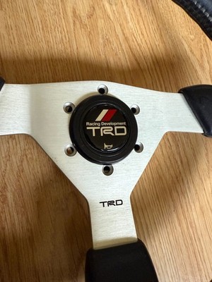 TRD STEERING WHEEL HORN RARE SUPRA MR2 CELICA SW20 TOM'S Jza80