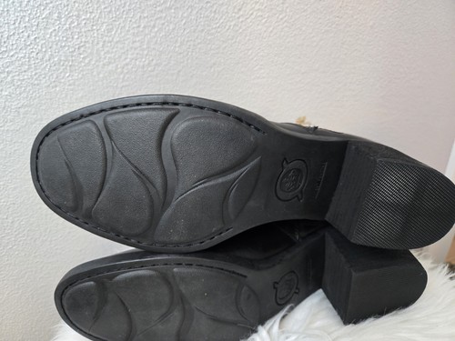 Born Rigby Black Women's Leather Boot Double Zip- New- Ret $170 - Picture 9 of 10