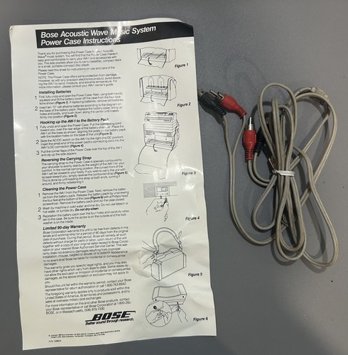 The BOSE Acoustic Wave Music System Bedienungsanleitung + mehr - Bild 8 von 8