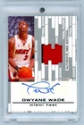 2006-07 Topps Big Game Dwyane Wade NBA Finals Game Worn Auto Jersey Patch 35/50
