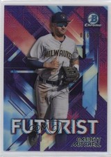 2021 Bowman Futurist Mega Box Purple Mojo Refractor 76/250 Garrett Mitchell 0lz4