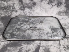 Power Smokeless Grill PG-1500 Replacement Part Glass Lid W/ Handle & Gasket OEM