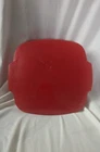 PYREX ~ Red 2.5 Quart Hotdish, Casserole, Square Bowl W/ Lid ~1950's