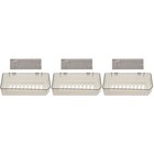  3 Pieces Wall Shelf No Drilling Perfume Organizer for Bathroom Shampoo Holder