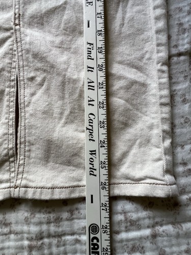Eva Mendes Denim Pencil Skirt Womens XS Ivory Knee Length - Picture 4 of 6