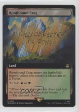 Extended Art - Rootbound Crag Foil Magic: Universes Beyond: Doctor Who WHO #0511