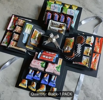 Exploding Box DIY Explosion Überraschung Geschenkbox Handarbeit Snackbox ideales Geschenk