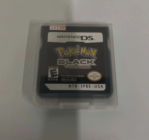 NDS Pokemon Black Game Cartridge (2011) for Nintendo DS/2DS/3DS/DSi US Mint