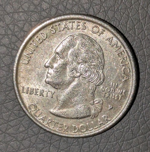 1999-P 25c Pennsylvania State Quarter Missing Clad / Partial Clad Error - Picture 7 of 11