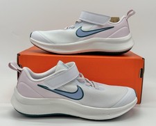 Nike Star Runner 3 PS White Pink Mineral Teal Pink Size 1y DA2777-102