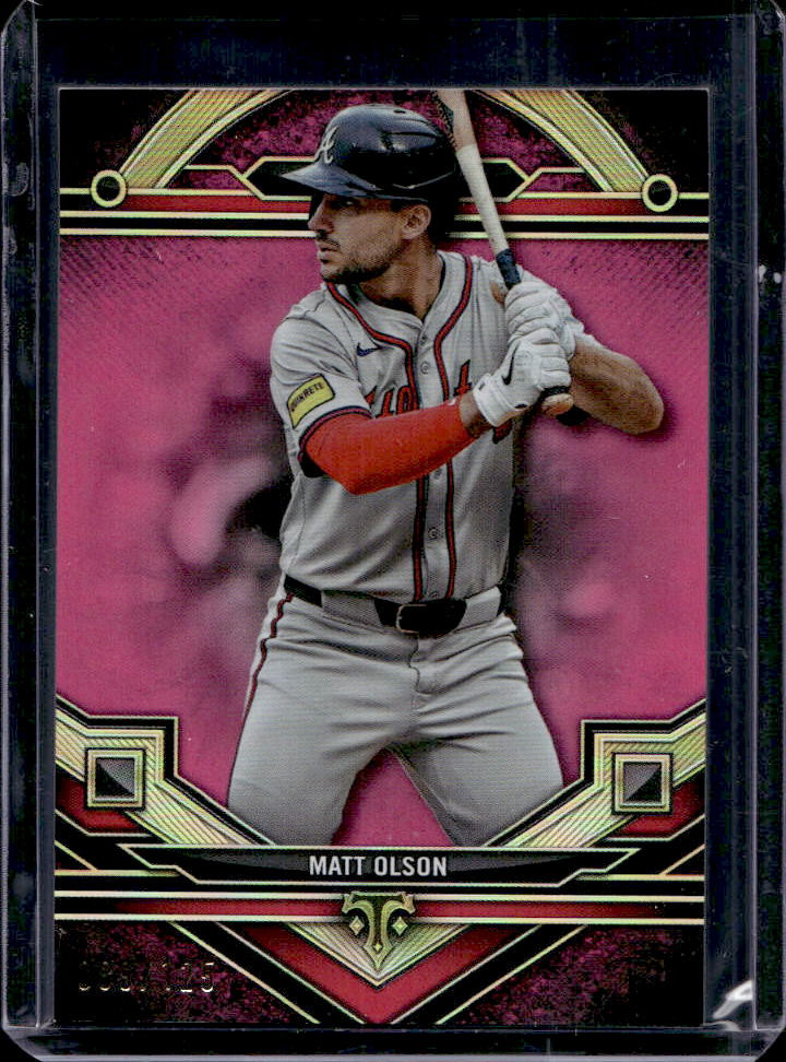 2024 Topps Triple Threads Matt Olson Tourmaline #/125 Braves