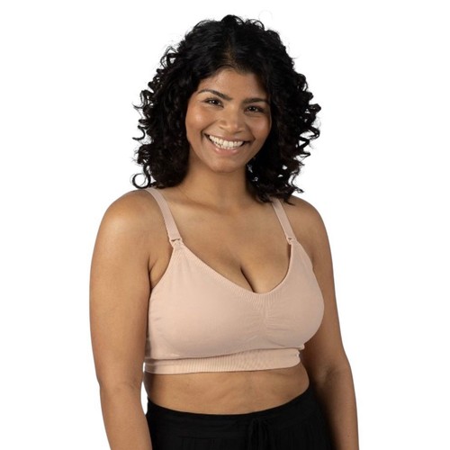 Kindred Bravely Hands Free Pumping Nursing Bra Women’s Size Large Busty Beige - Imagen 4 de 5