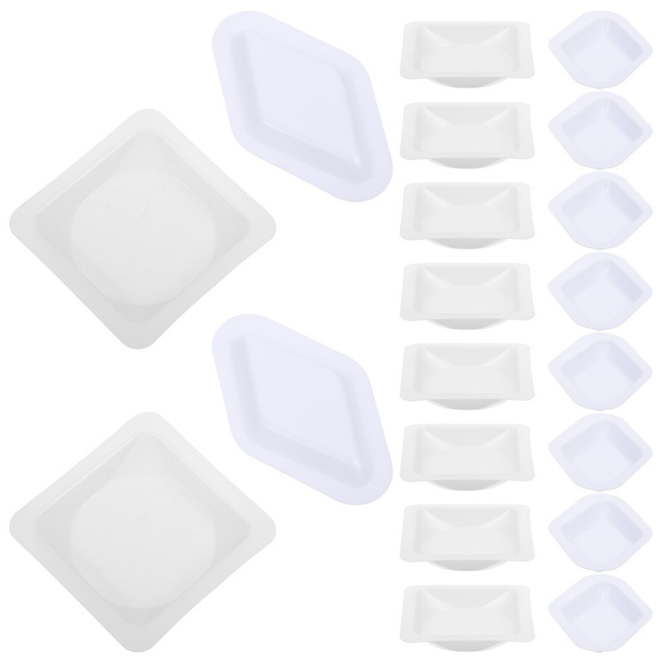 100 Pcs Weighing Tray for Powder Lab Weight Boats Laboratory Plates ...