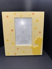 Koala Baby Picture Frame - Wood Yellow Giraffe 3x5