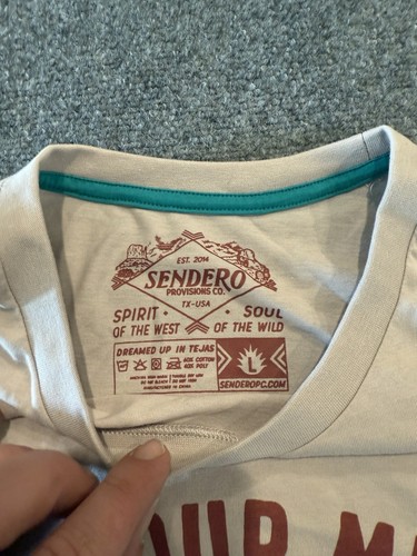 Sendero Provisions Co Quitado T-Shirt Herren L Pferd Cowboy Grafik Western 123 - Bild 2 von 4
