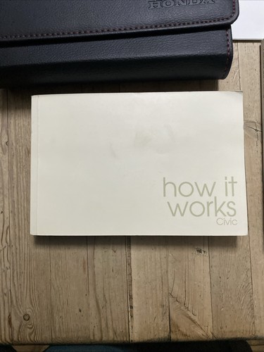 2011-2015 HONDA CIVIC OWNERS HANDBOOK MANUAL + NAVIGATION &WALLET 2012 Ref18206 - Picture 2 of 24